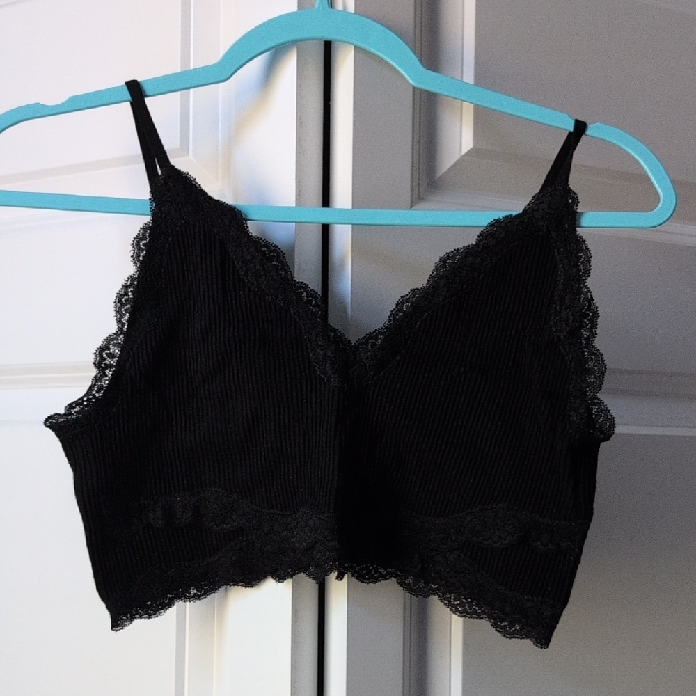 Urban Outfitters Black Lace Bralette Intimates
